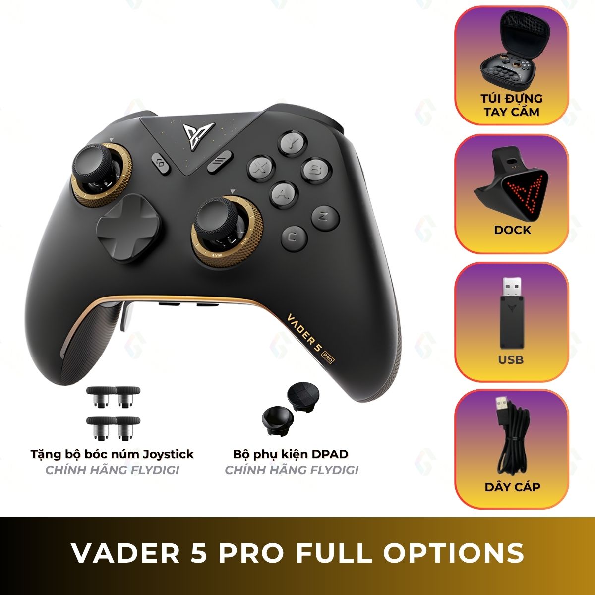 [Sẵn Hàng] Flydigi Vader 5 Pro – Siêu Phẩm Tay Cầm Năm 2026 Chính Hãng Flydigi