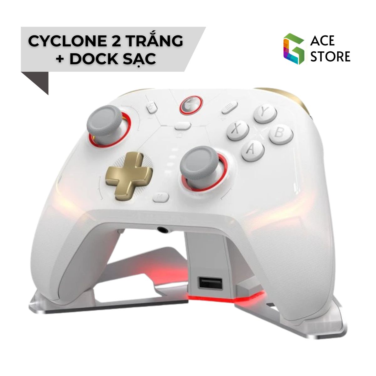 [Sẵn Hàng] Tay Cầm Chơi Game GameSir CYCLONE 2 | Tay cầm chơi game GameSir hỗ trợ đa nền tảng IOS, ANDROID, SWITCH, PC, Steam Deck