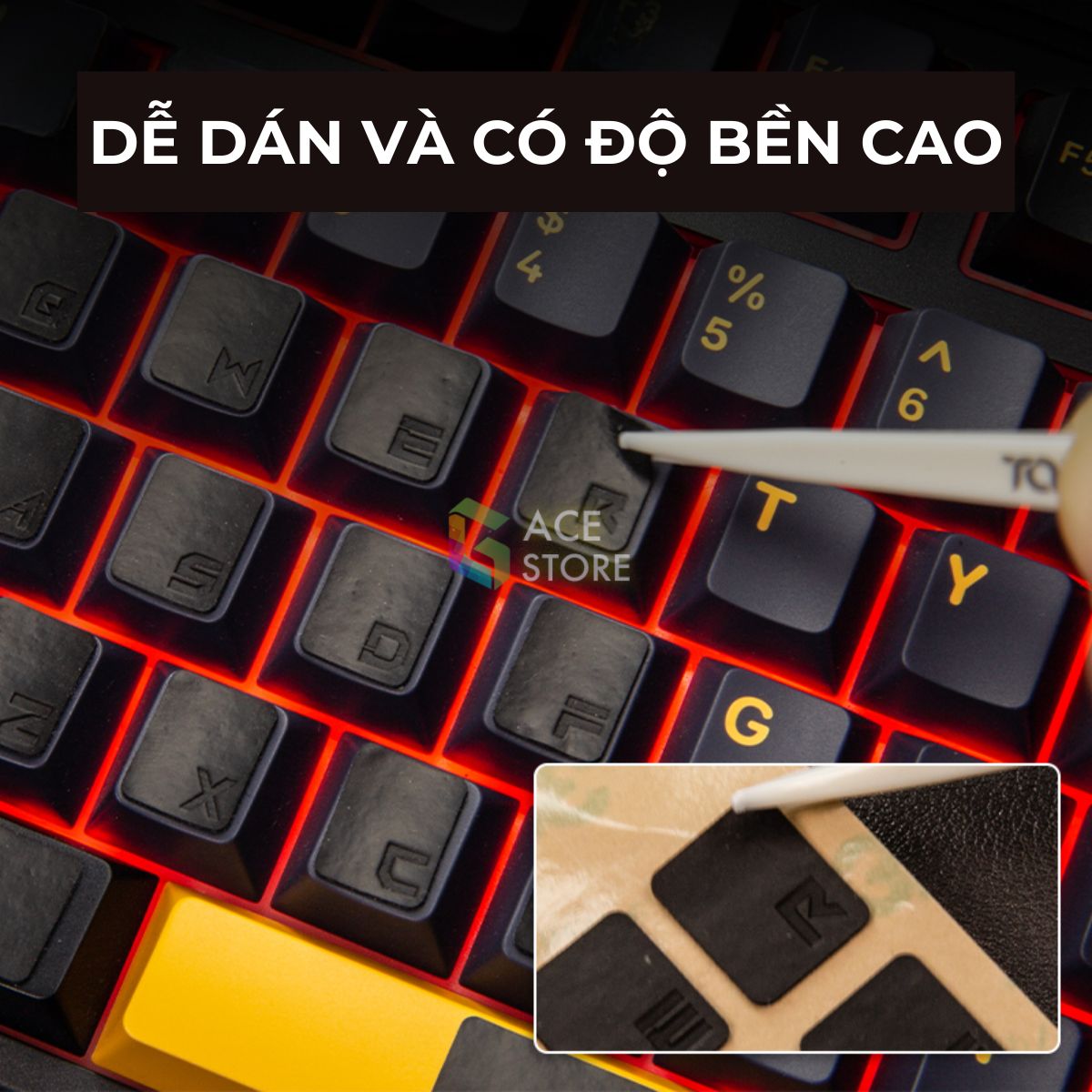 Bộ miếng dán grip tape bàn phím TalonGames - Gace Store Phân Phối Chính Hãng