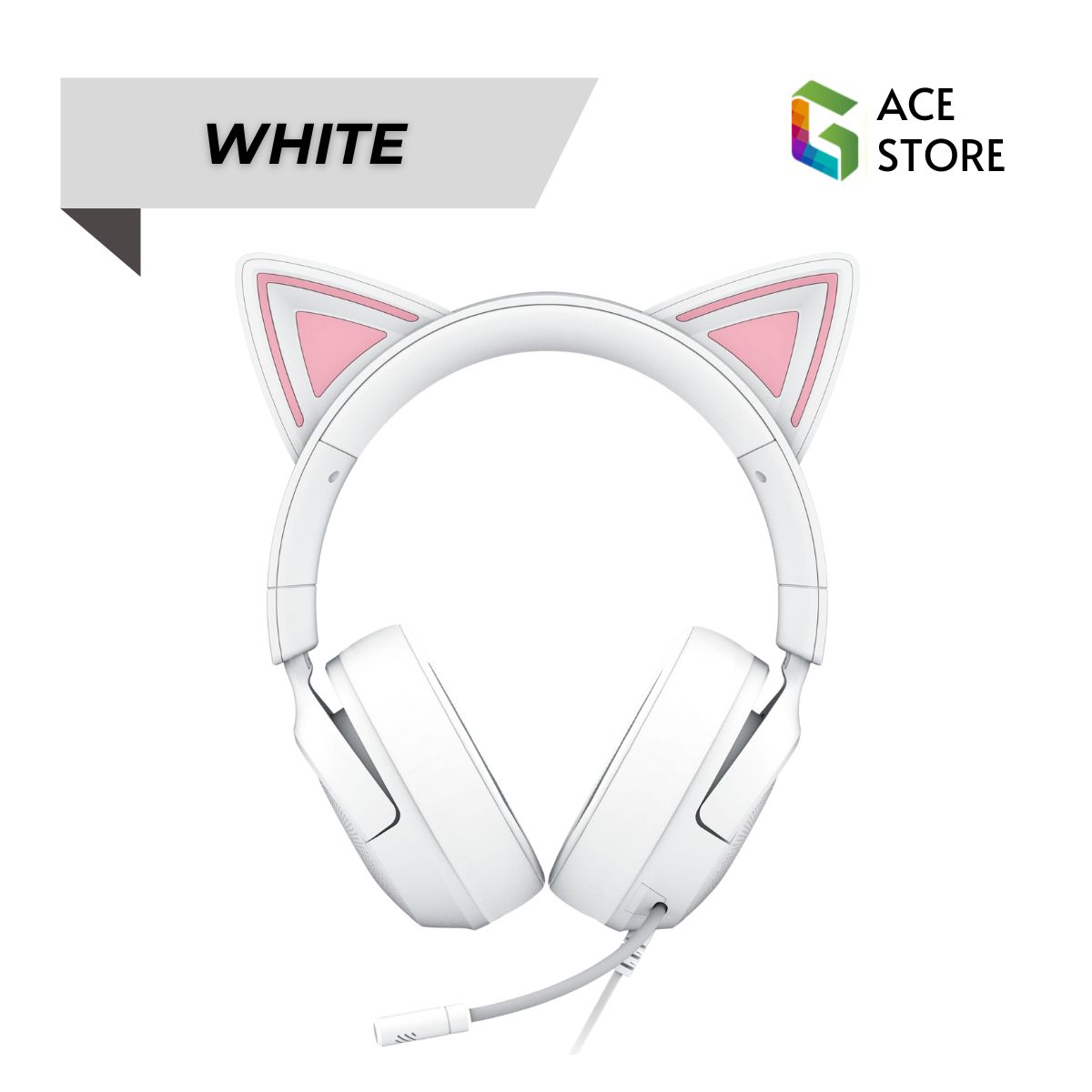 Razer Kraken Kitty V3 X – Tai Nghe Gaming Có Dây, Mic HyperClear, Âm Thanh 7.1, 3 Màu