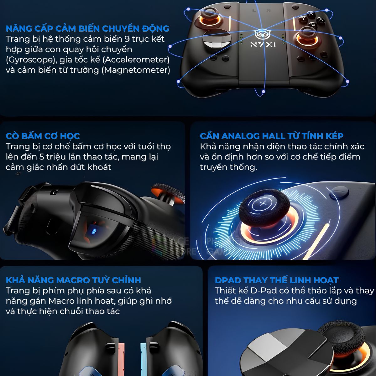 Tay Cầm NYXI Hyperion 3 Wireless Joypad For Nintendo Switch 2