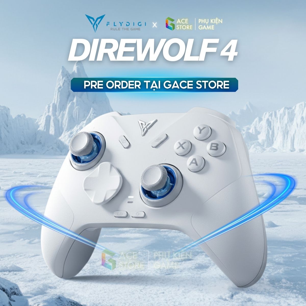 [Chính hãng] Flydigi Direwolf 4 – Tay Cầm Chơi Game Đa Nền Tảng, Polling Rate 1000Hz, Joystick Tùy Chỉnh Lực