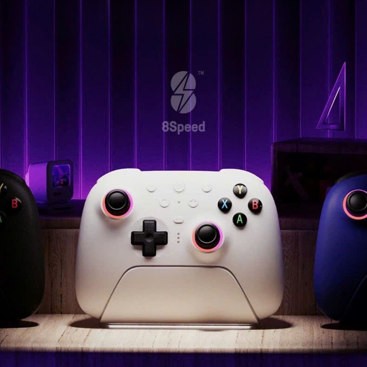 Tay Cầm 8BitDo Ultimate 2 Wireless 1000Hz – TMR Stick Chống Drift – Dock Sạc | PC & Android