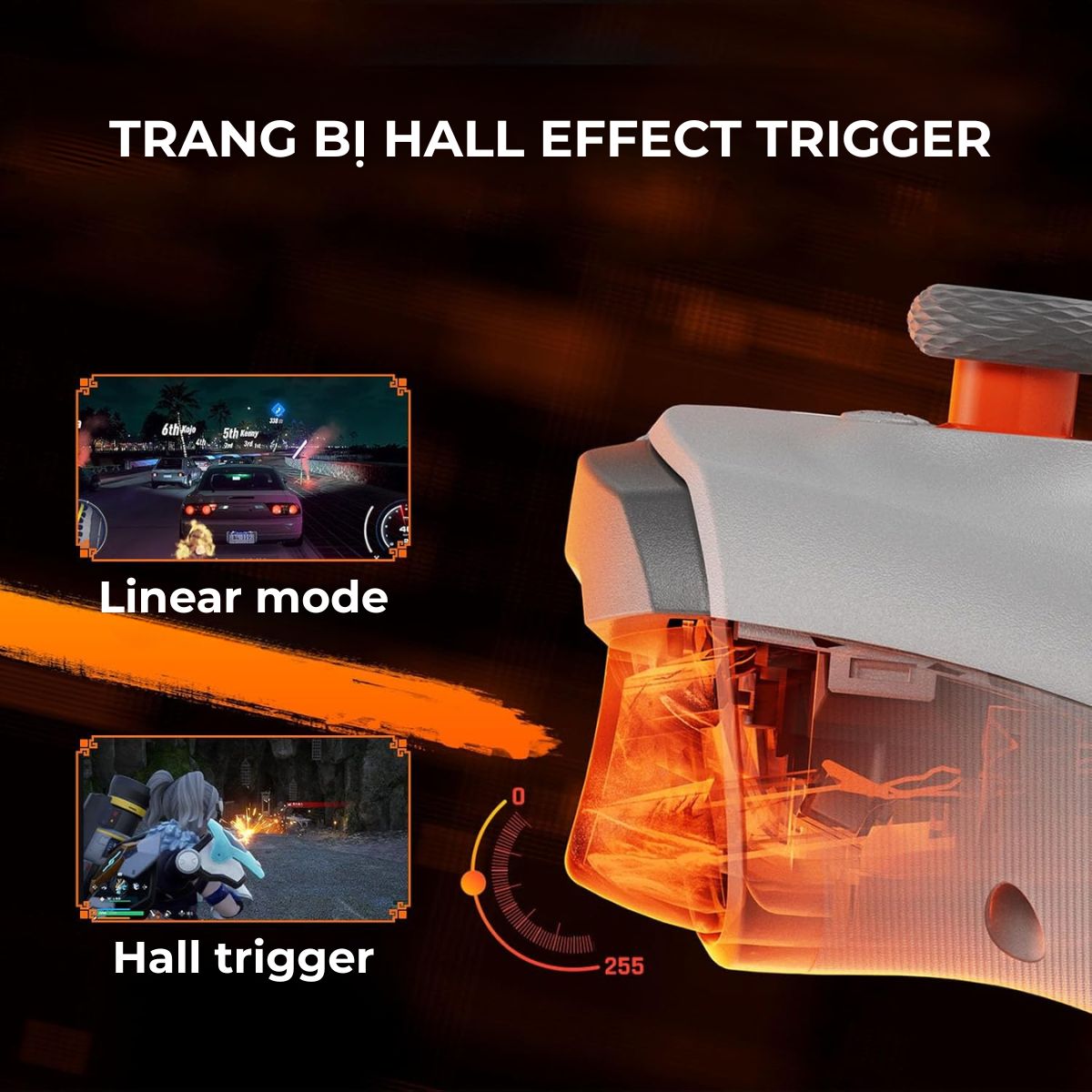 Tay Cầm Chơi Game BigBig Won Aether hỗ trợ đa nền tảng, Hall Trigger, Hall Joystick