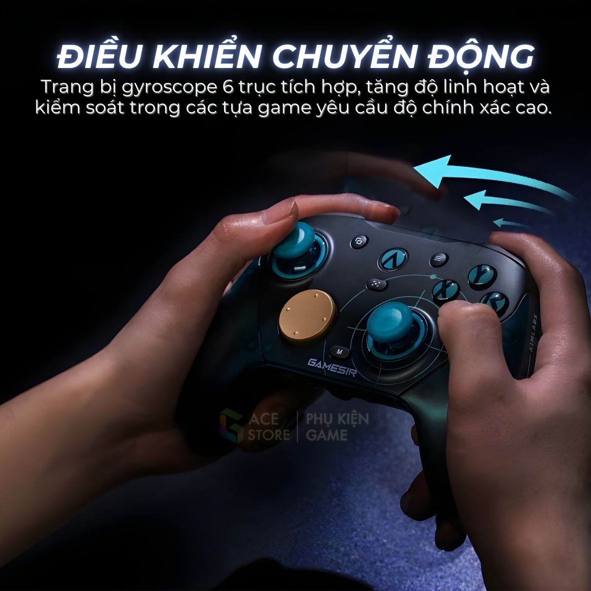Tay Cầm GameSir G7 Pro 8K PC AIMLABS EDITION – 8000K Hz | TMR GEN 2 | GYRO 6 TRỤC | ESPORT