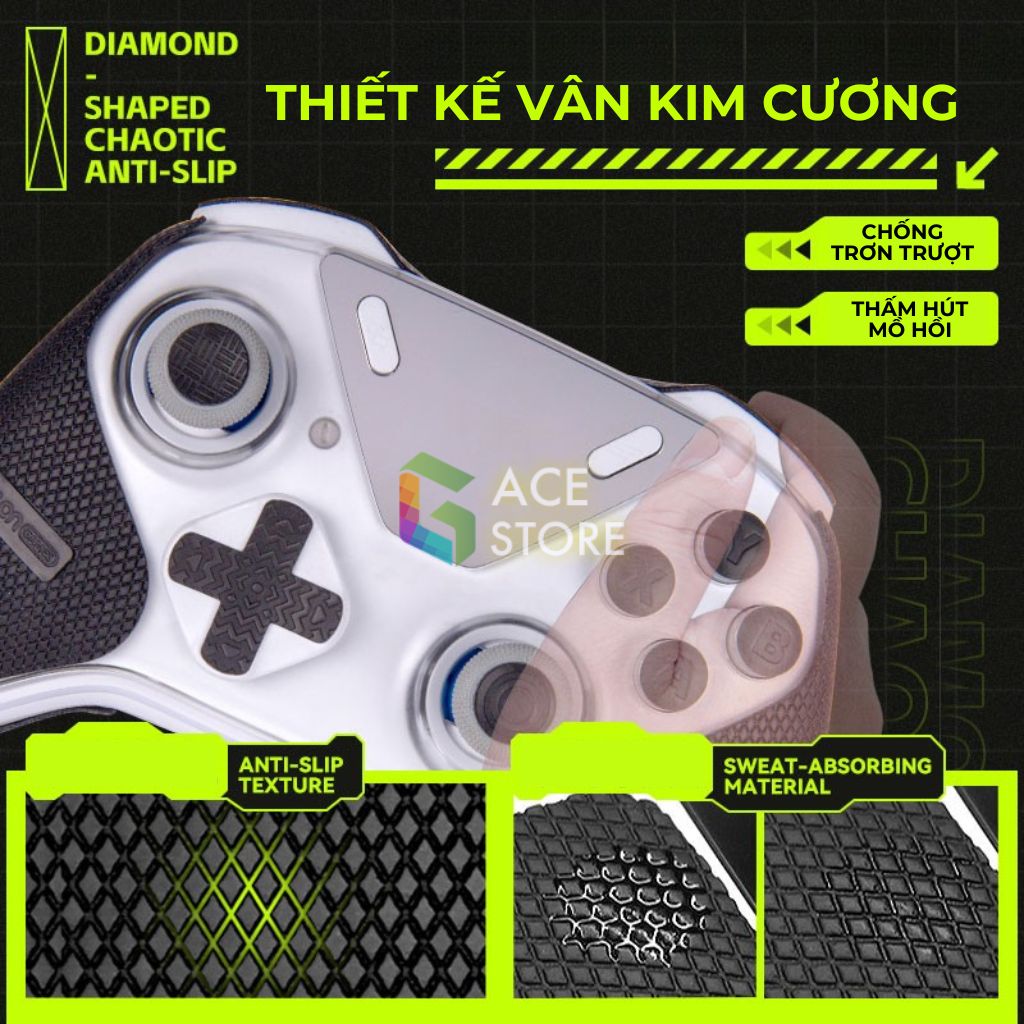 Grip Tape Flydigi Apex 5 – Miếng Dán 3M Chống Trượt Full Bộ | Talon Games