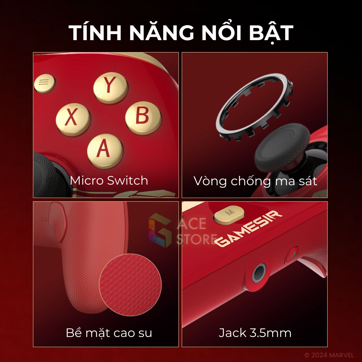 Tay Cầm Gamesir G7 HE dành cho Xbox Series X, Xbox Series S, Xbox One X, Xbox One S, Steam, PC
