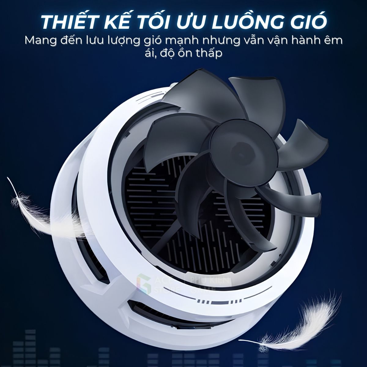 [ NEW ITEM ] QUẠT TẢN NHIỆT SÒ LẠNH K08 – KỸ THUẬT HÚT LẠNH | RGB 19 LED | 36dB | CHỐNG NÓNG KHI CHƠI GAME