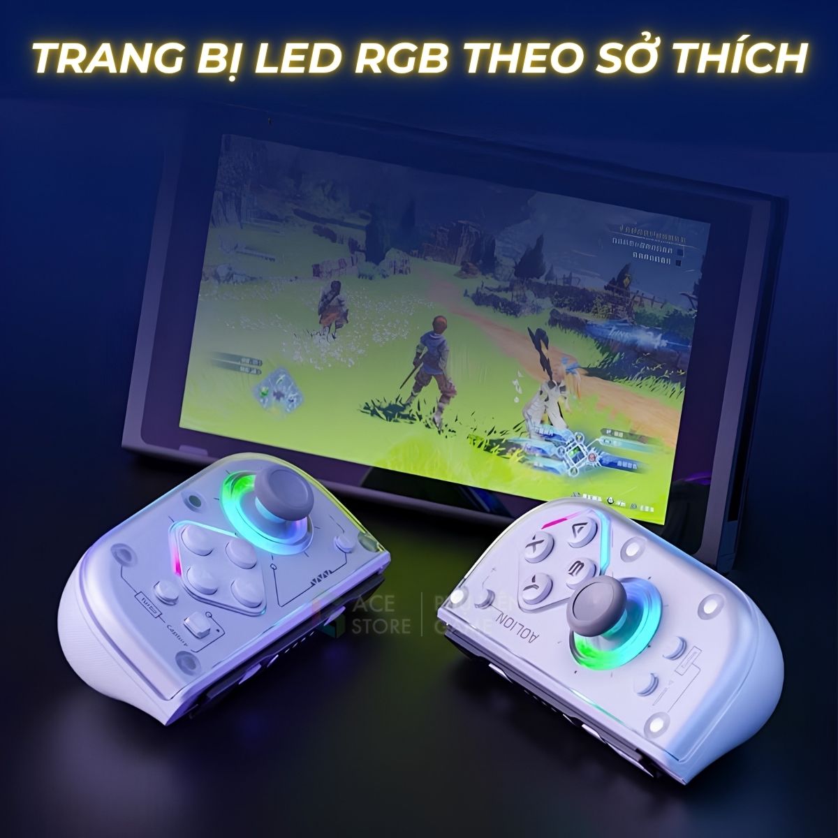 Tay Cầm Joy-Con Aolion J20 Pro Hall Effect Cho Nintendo Switch OLED | V1 | V2