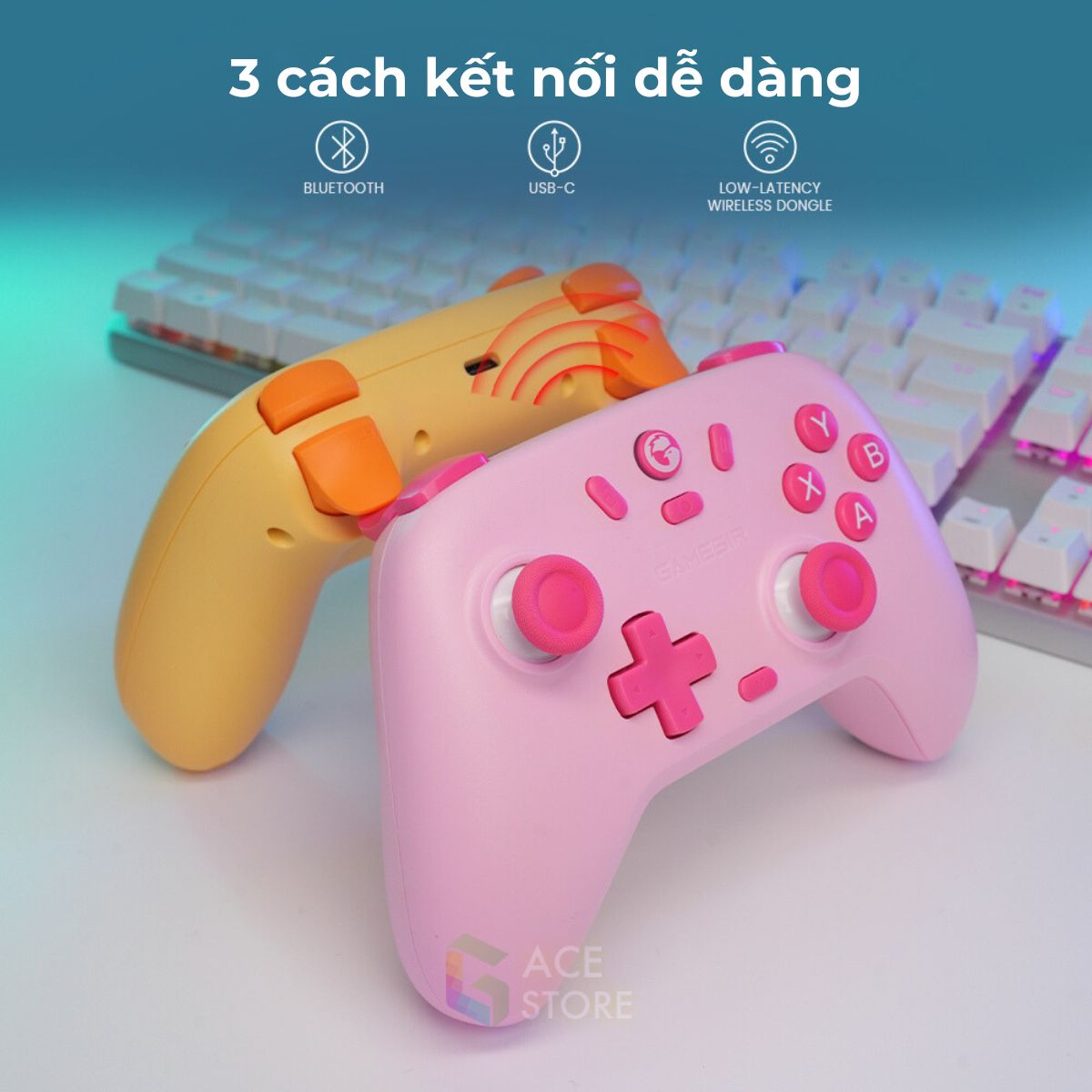 Gamesir Nova Lite - Tay cầm chơi game đa nền tảng cho PC/Steam/NS/Mobile