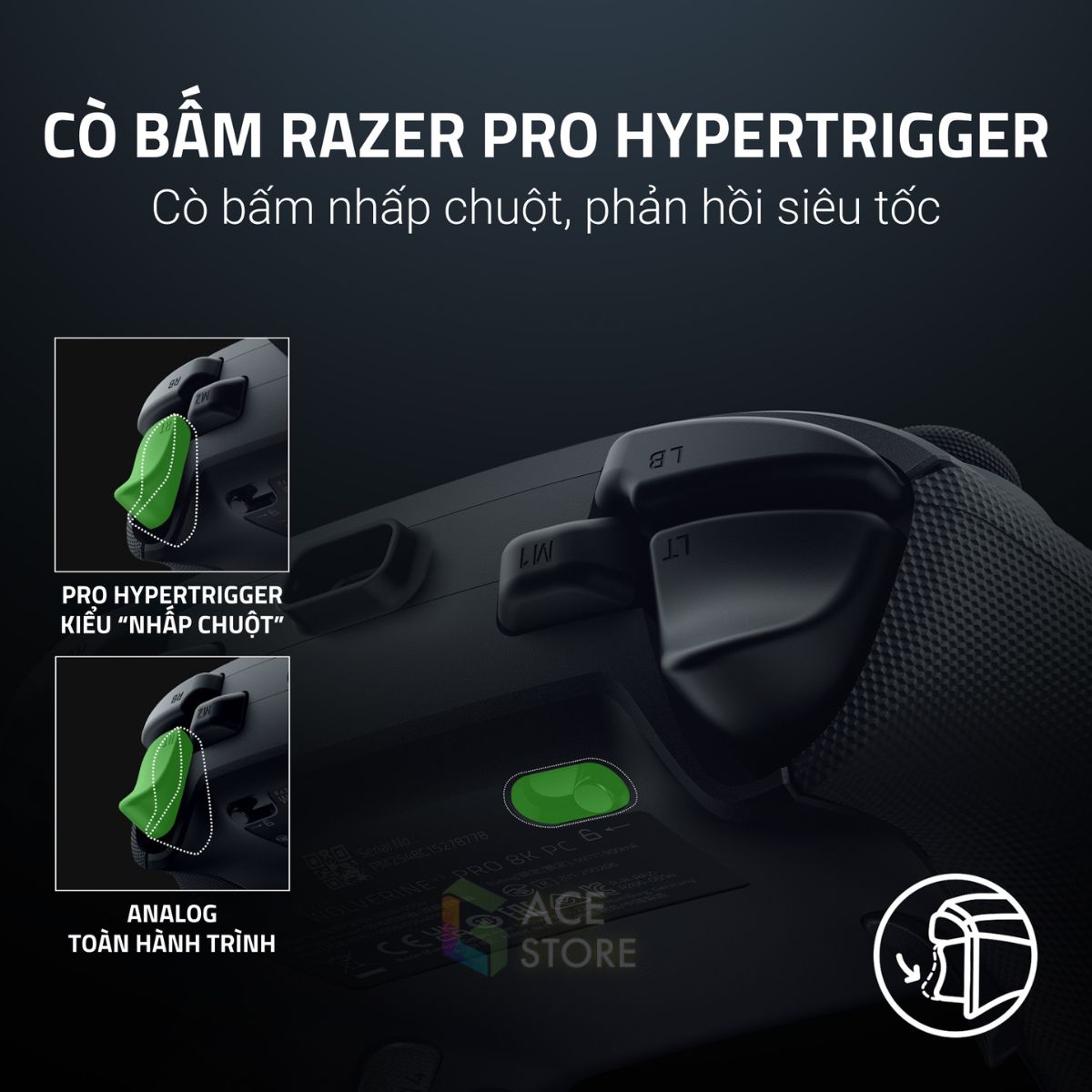 Razer Wolverine V3 Pro 8K PC – Tay cầm esports nhanh nhất cho game thủ PC