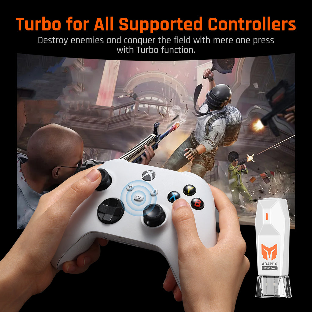 USB BIGBIG WON ADAPEX R100 Pro Wireless Adapter – Kết nối tay cầm Xbox/PS/Switch đa nền tảng