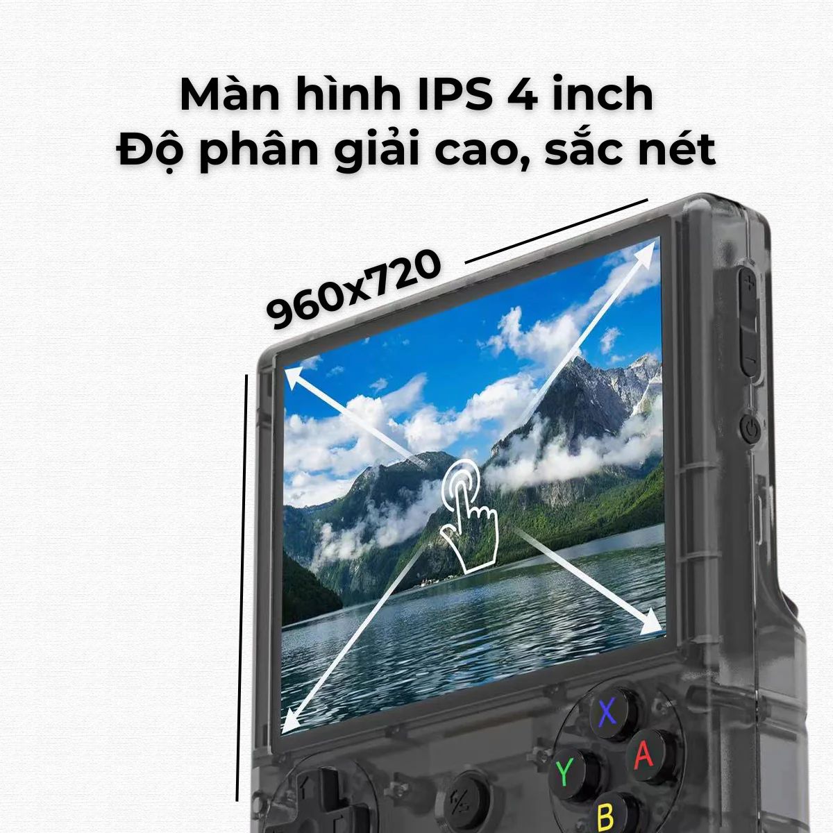 Máy Chơi Game ANBERNIC RG406V – Android 13, Chip Unisoc T820, Màn IPS 4 Inch, Hỗ Trợ 5G & LED RGB