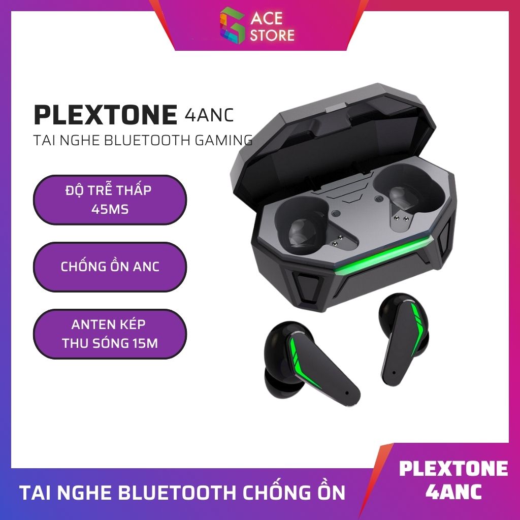 Plextone 4ANC | Tai Nghe Bluetooth True Wireless Gaming Chống Ồn