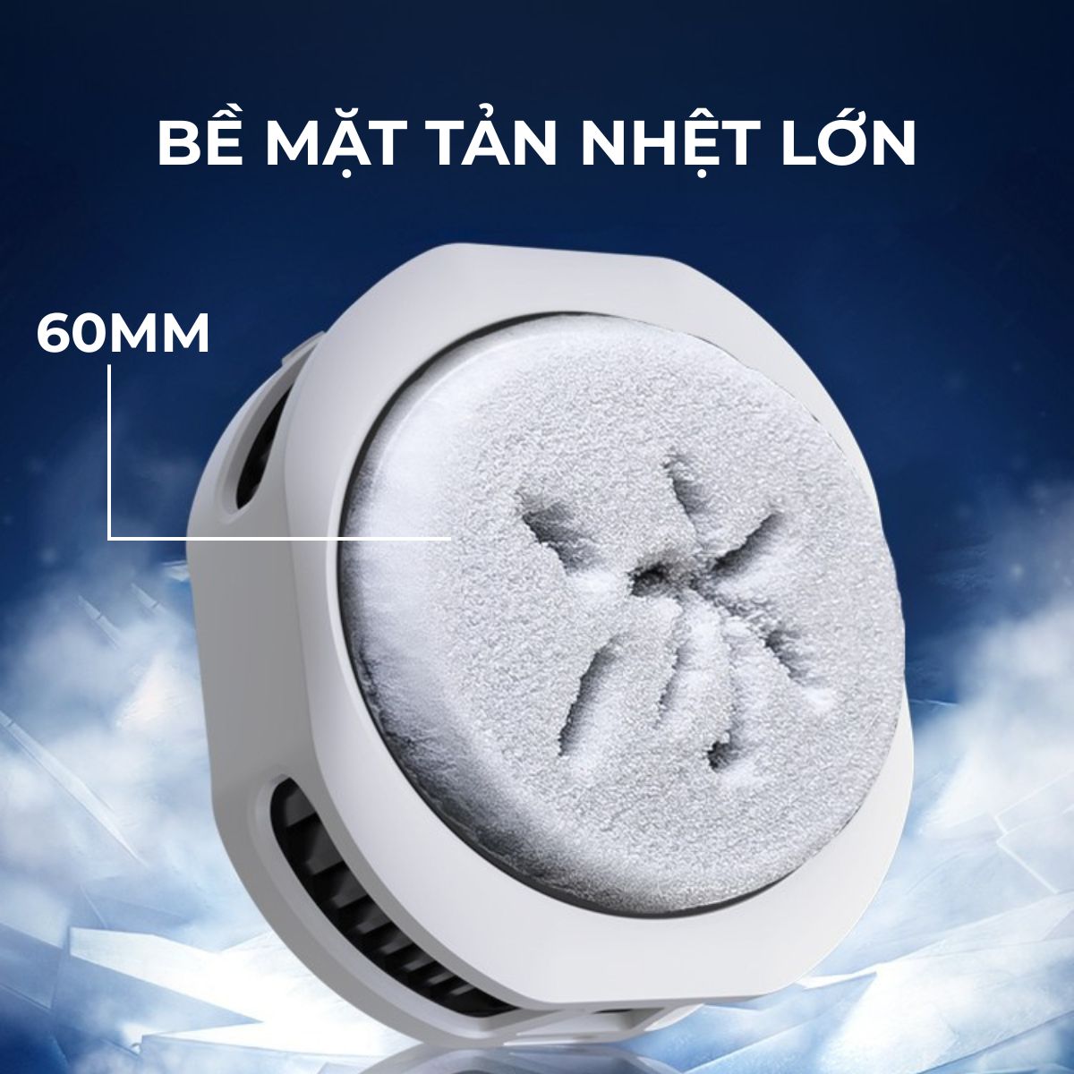 Quạt tản nhiệt sò lạnh Kiri TH12 làm lạnh siêu tốc, dành cho điện thoại, máy tính bảng