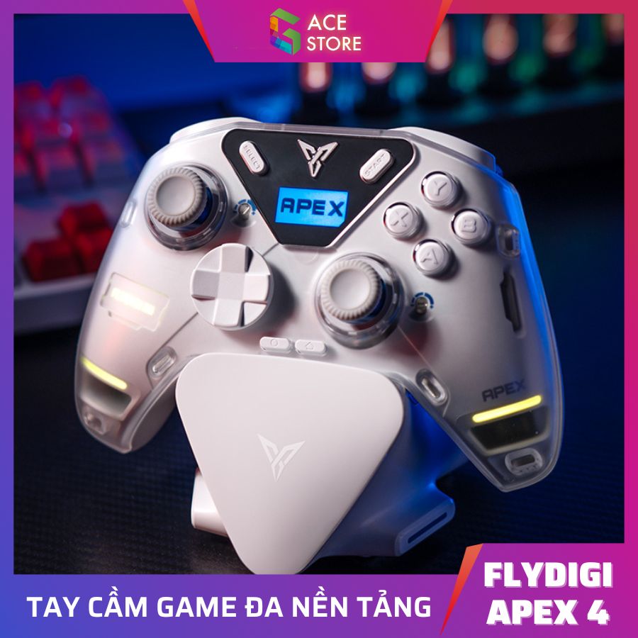 [Sẵn Hàng] Flydigi Apex 4 | Tay cầm Bluetooth Wireless chơi game Liên quân, COD, PUBG cho IOS, Android và PC, TV