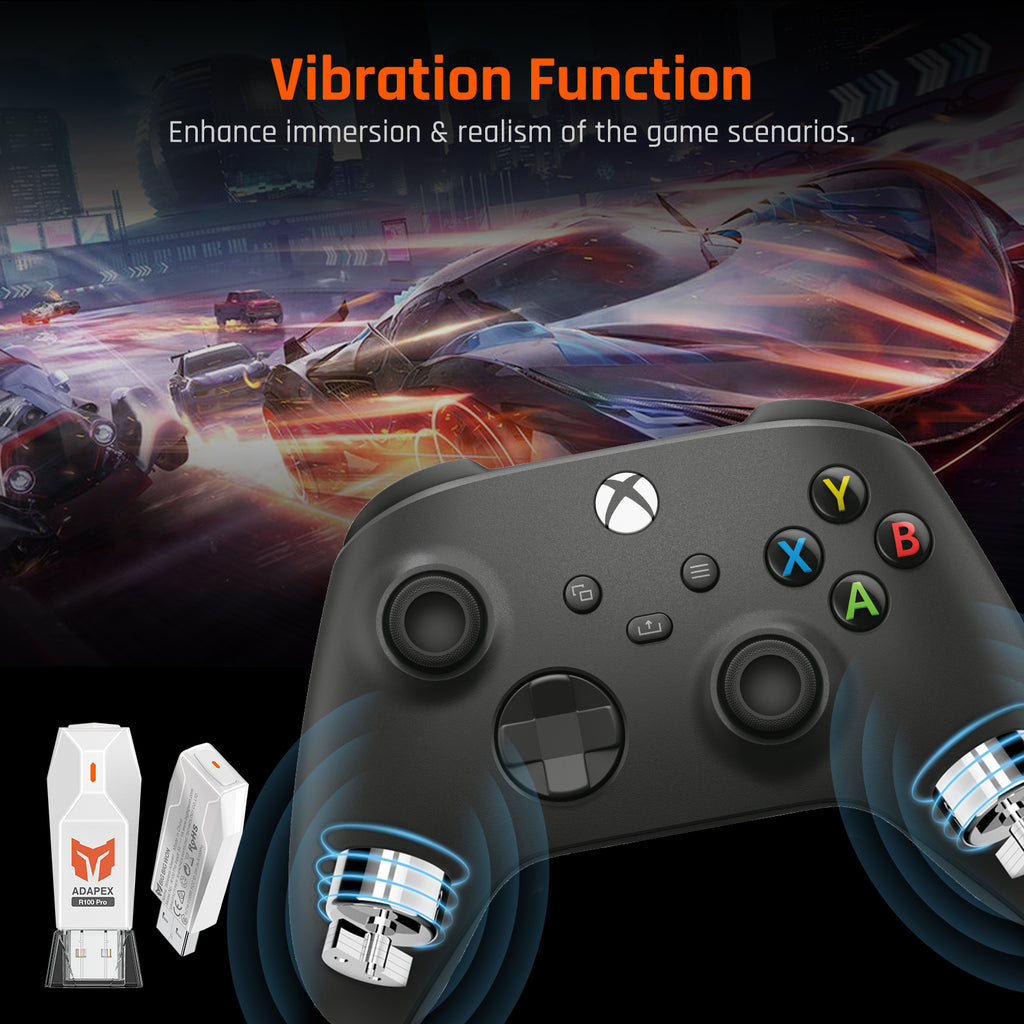 USB BIGBIG WON ADAPEX R100 Pro Wireless Adapter – Kết nối tay cầm Xbox/PS/Switch đa nền tảng