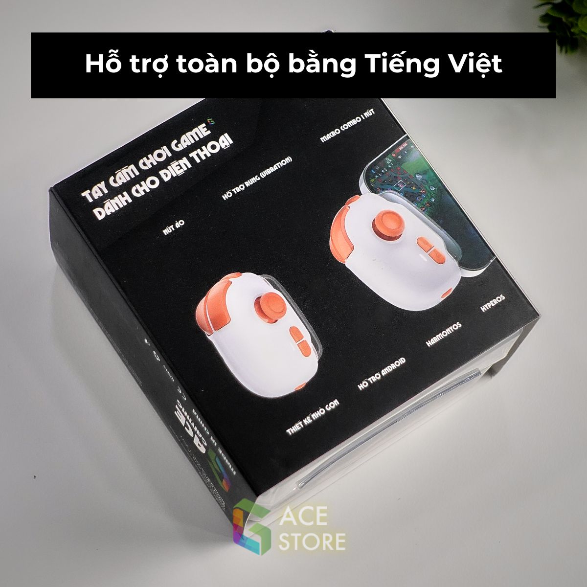 GACE Gaming MB03 - Tay cầm chơi game mobile hỗ trợ ghìm tâm, Marco, Autotap