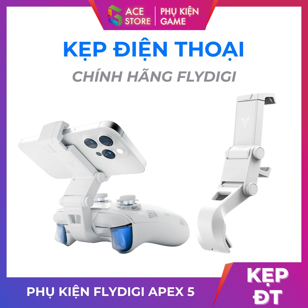 Kẹp Điện Thoại Chính Hãng Flydigi Cho Apex 5