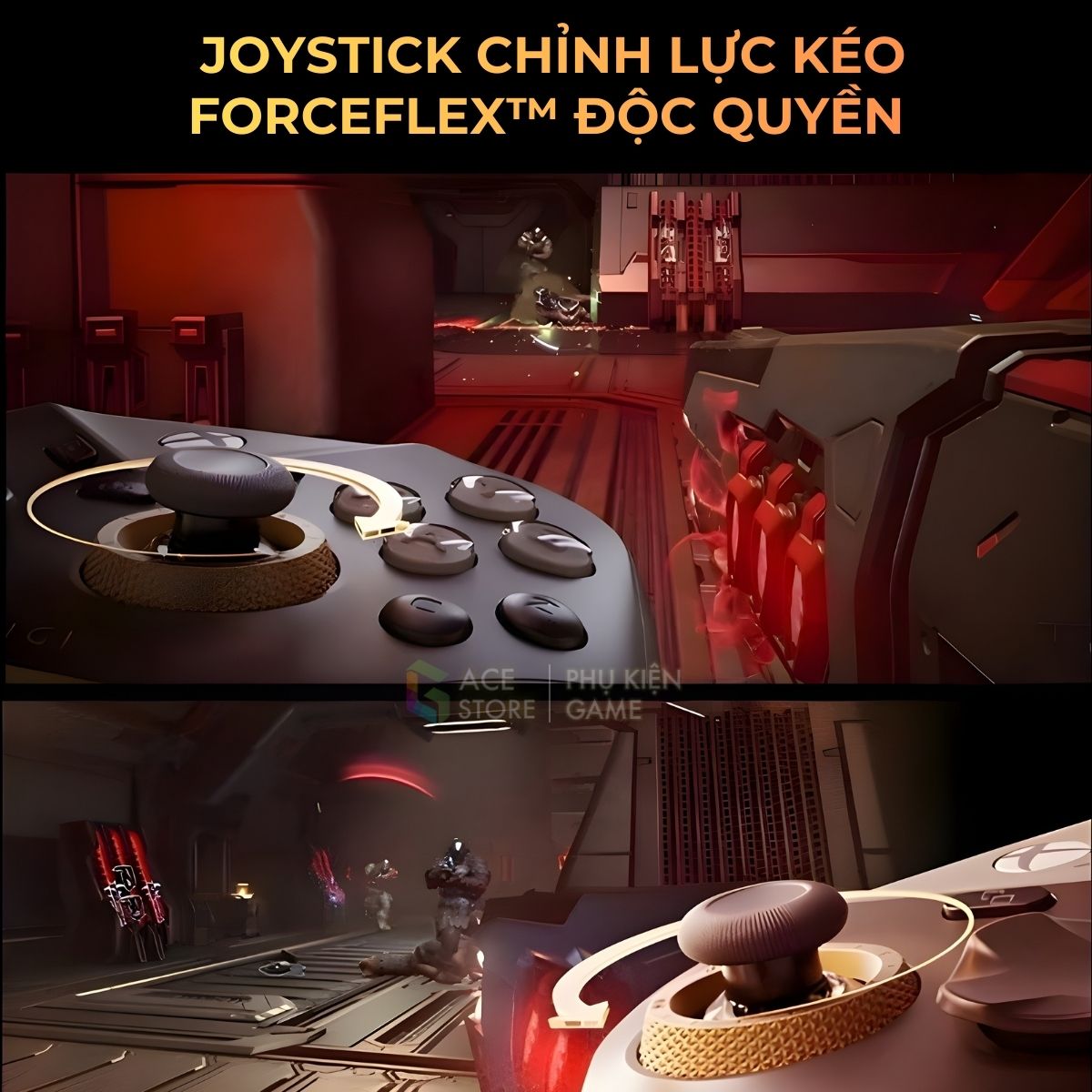 [Chính hãng] Tay cầm chơi game FLYDIGI VADER 5S | FORCEFLEX™ Hall Effect Joystick | Trigger 2 Chế Độ | 6 Nút phụ tuỳ biến