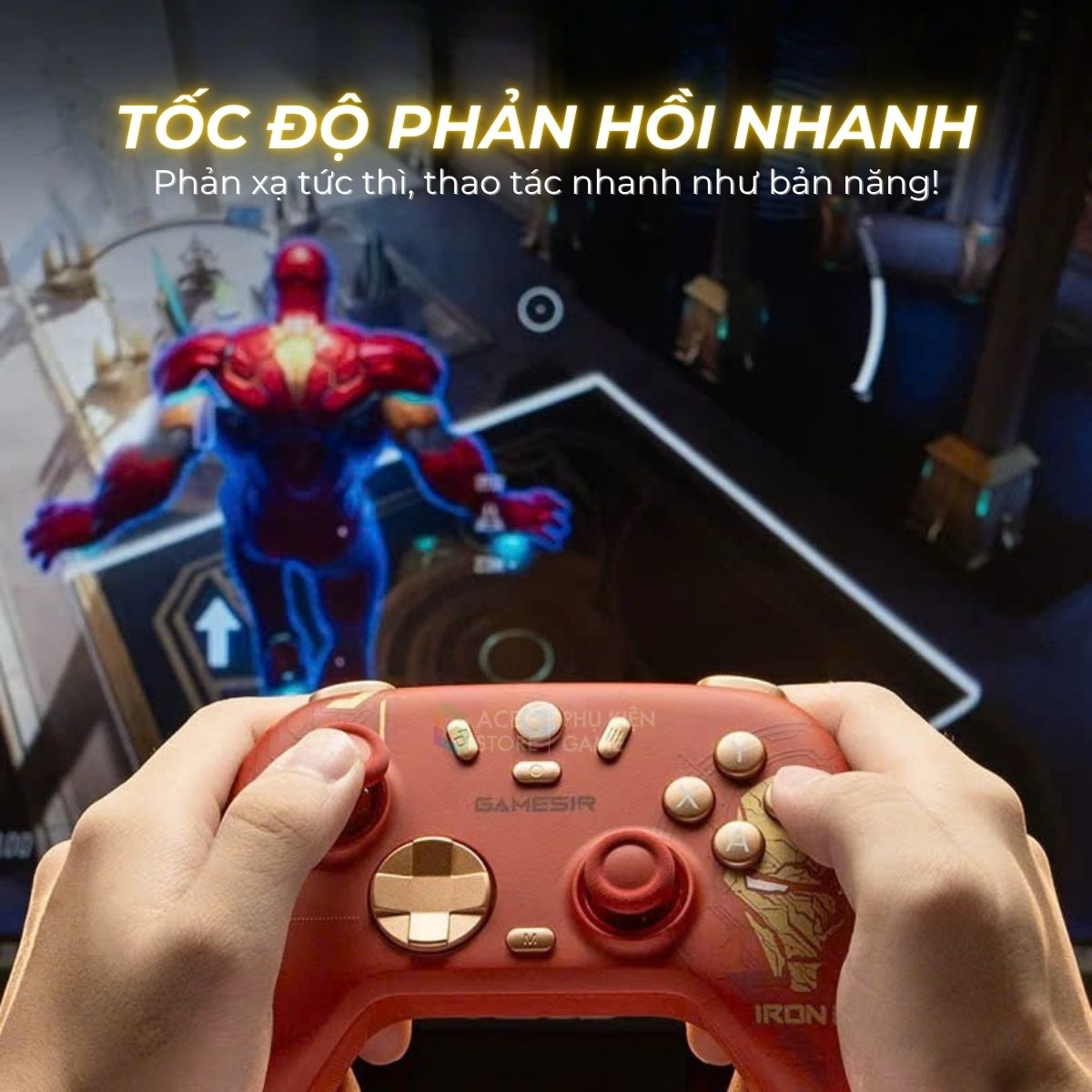 [Chính hãng] Tay Cầm Gamesir Nova Lite 2 Phiên Bản Ironman Hỗ Trợ PC / Android / iOS / Nitendo Switch