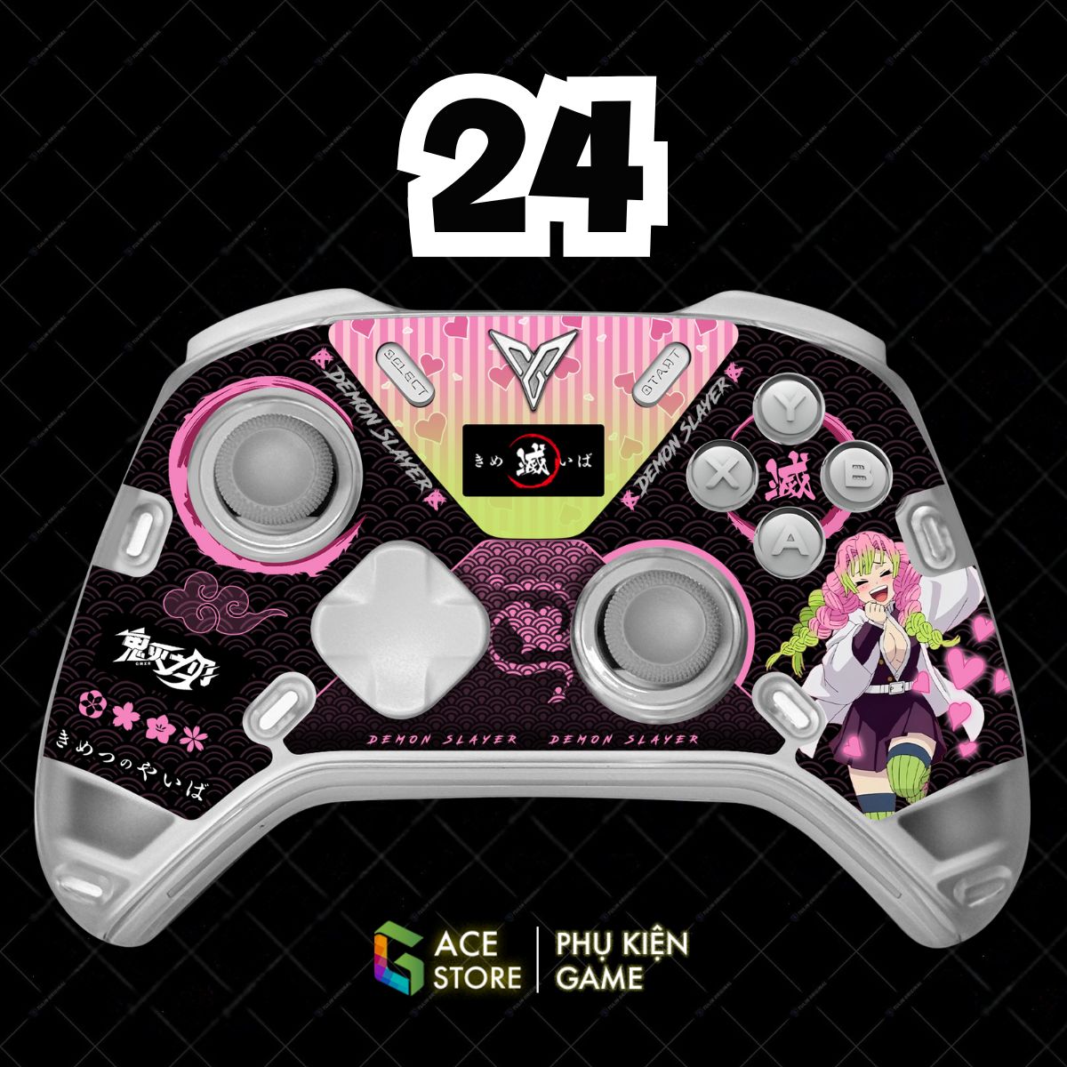 Miếng Dán Decal Cao Cấp Cho Flydigi Apex 5 Elite – EVA-01, EVA-02, MiKu, Wuchang, Demon Slayer, Zenless Zone Zero