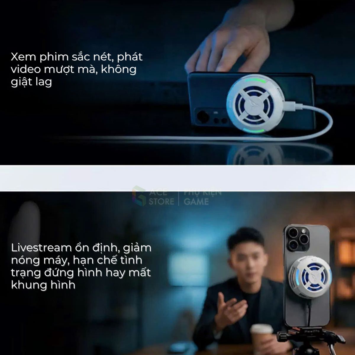 [CHÍNH HÃNG] Quạt Tản Nhiệt Sò Lạnh FLYDIGI B9