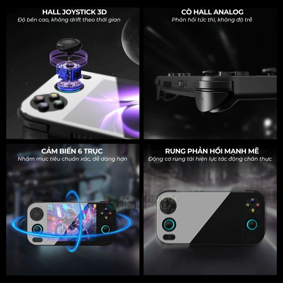 [Chính hãng] Anbernic RG476H – Máy chơi game cầm tay Android 13 | Màn hình 120Hz | Chip Unisoc T820