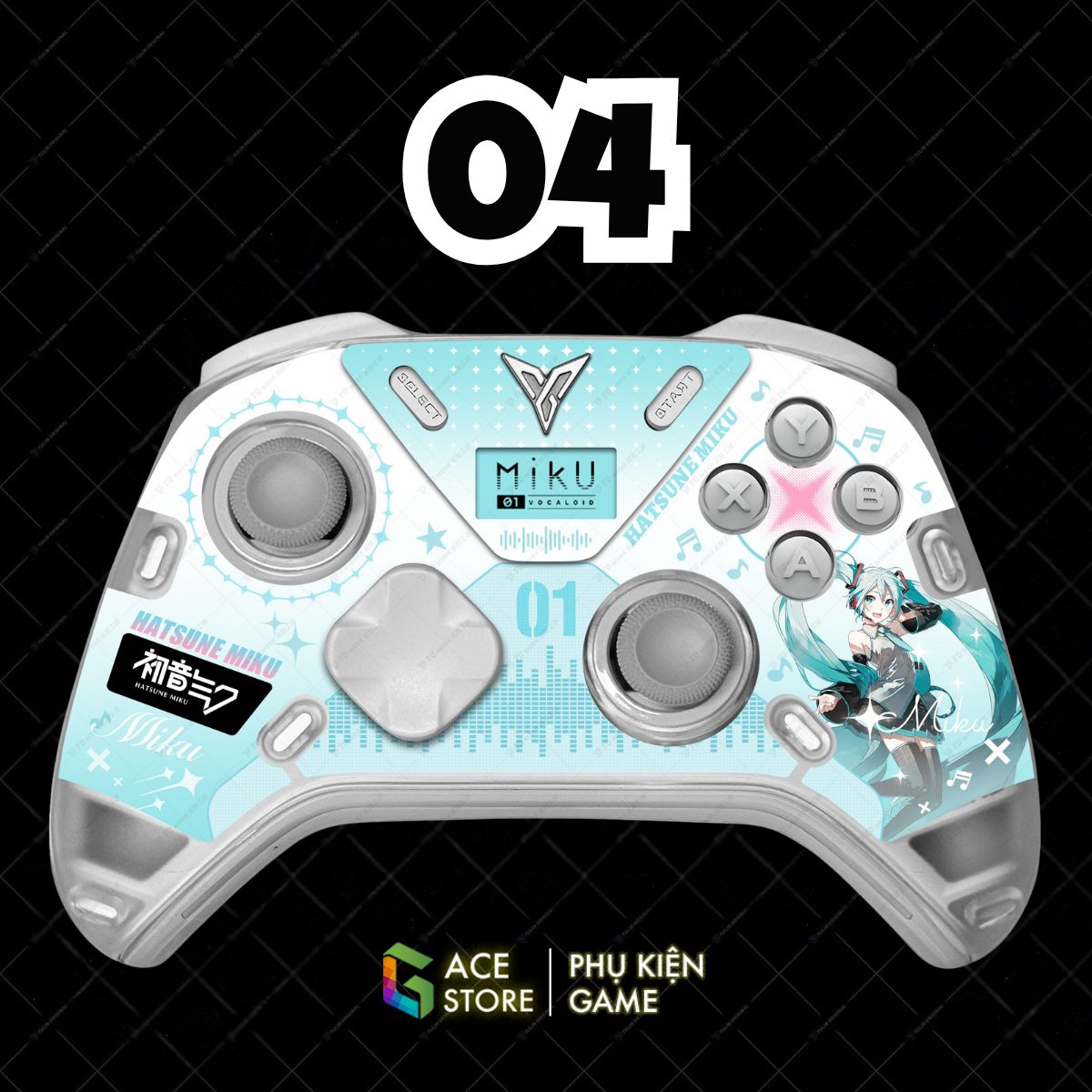 Miếng Dán Decal Cao Cấp Cho Flydigi Apex 5 Elite – EVA-01, EVA-02, MiKu, Wuchang, Demon Slayer, Zenless Zone Zero