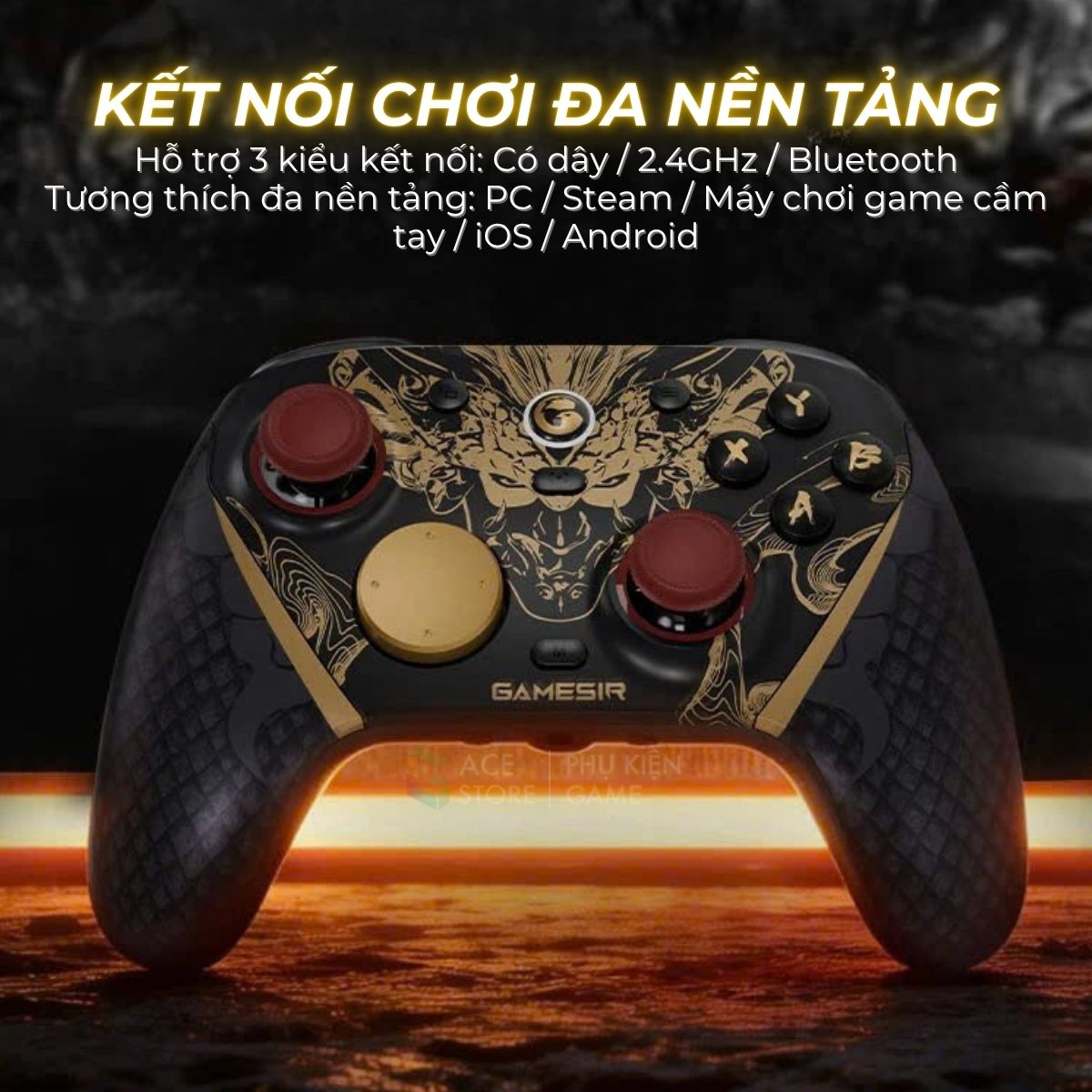 Tay Cầm GameSir G7 PRO 8K PC NIOH 3 EDITION – 8000 Hz | TMR GEN 2 | GYRO 6 TRỤC | ESPORT