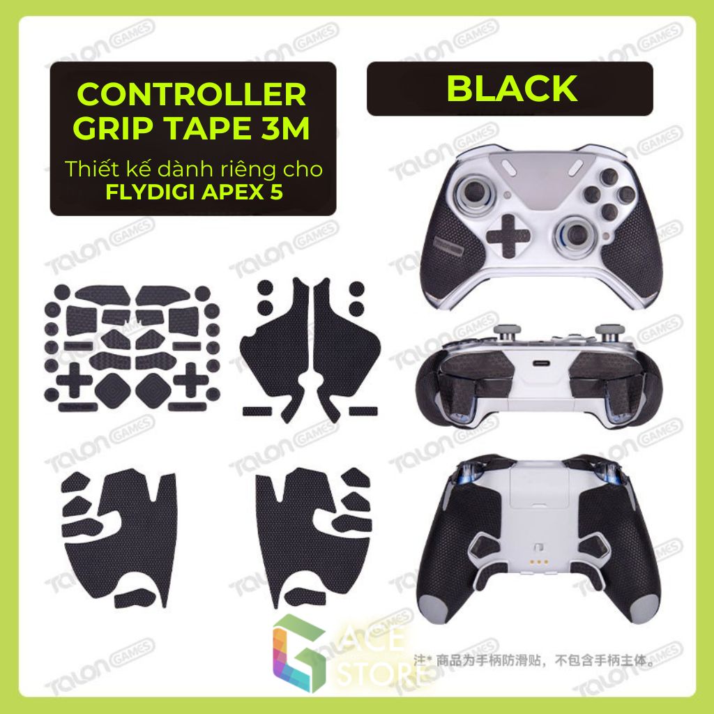 Grip Tape Flydigi Apex 5 – Miếng Dán 3M Chống Trượt Full Bộ | Talon Games