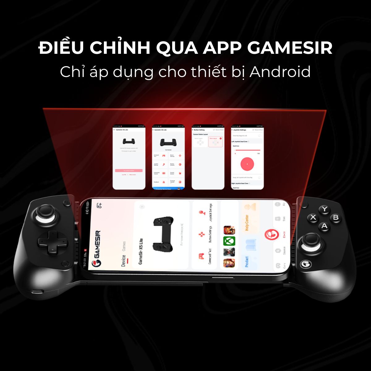 Tay cầm GameSir X5 Lite Type-C – Tay cầm chơi game di động cho Android và iPhone 15/16