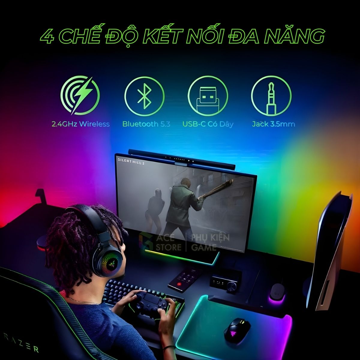 [Chính hãng] Razer Kraken V4 Pro - Wireless RGB Gaming Headset