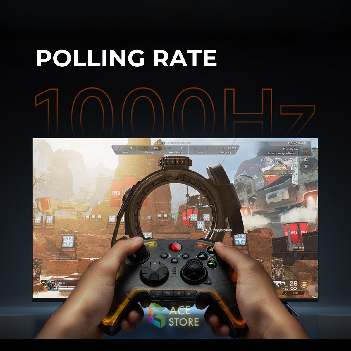 Tay Cầm Chơi Game BigBig Won Rainbow 2 Pro | LED RGB | Tay Cầm Không Dây 2.4G | Máy Chơi Game Đa Nền Tảng | Tay Cầm BigBig Won