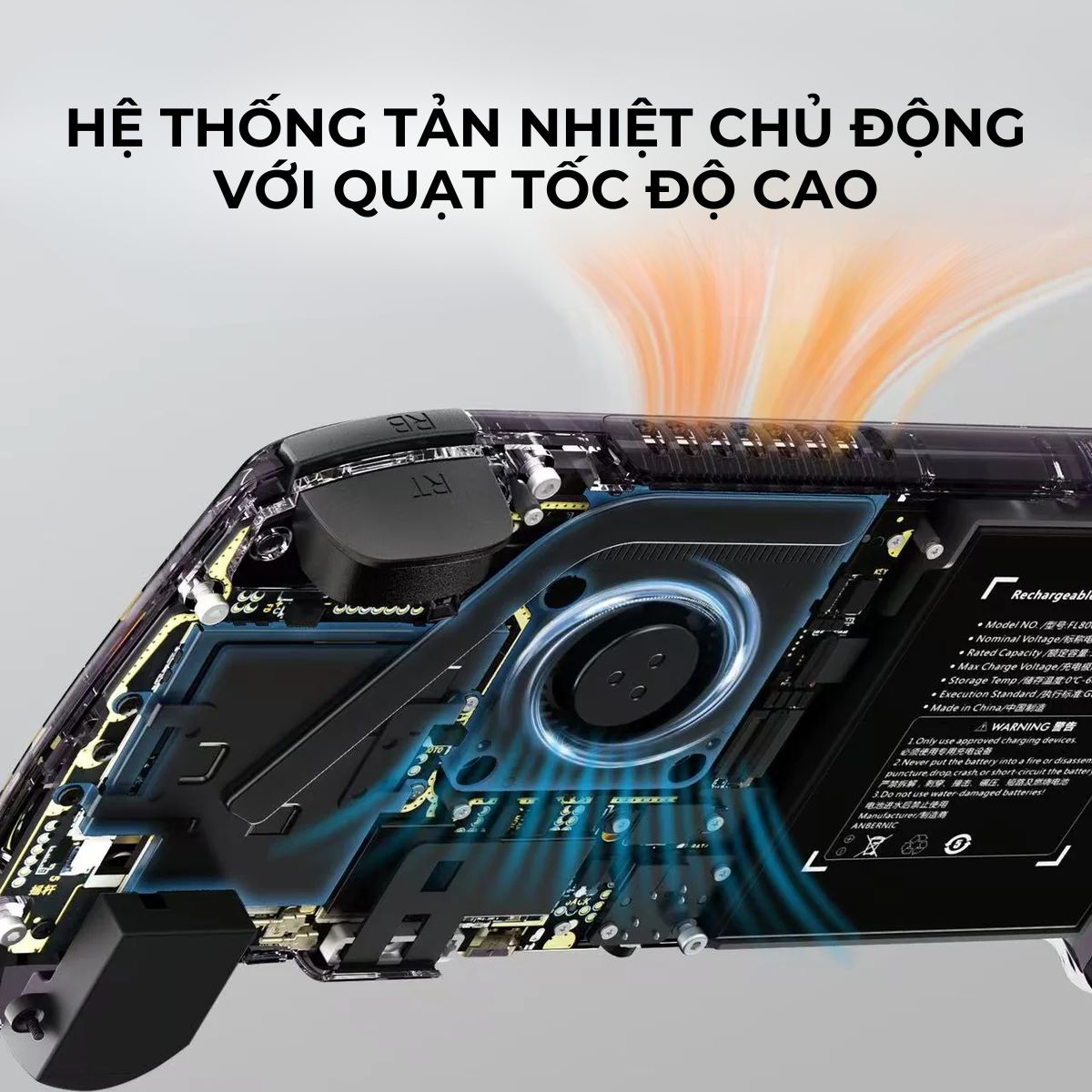 Anbernic RG557 – Máy Chơi Game Cầm Tay Android Màn Hình AMOLED 5.5 inch