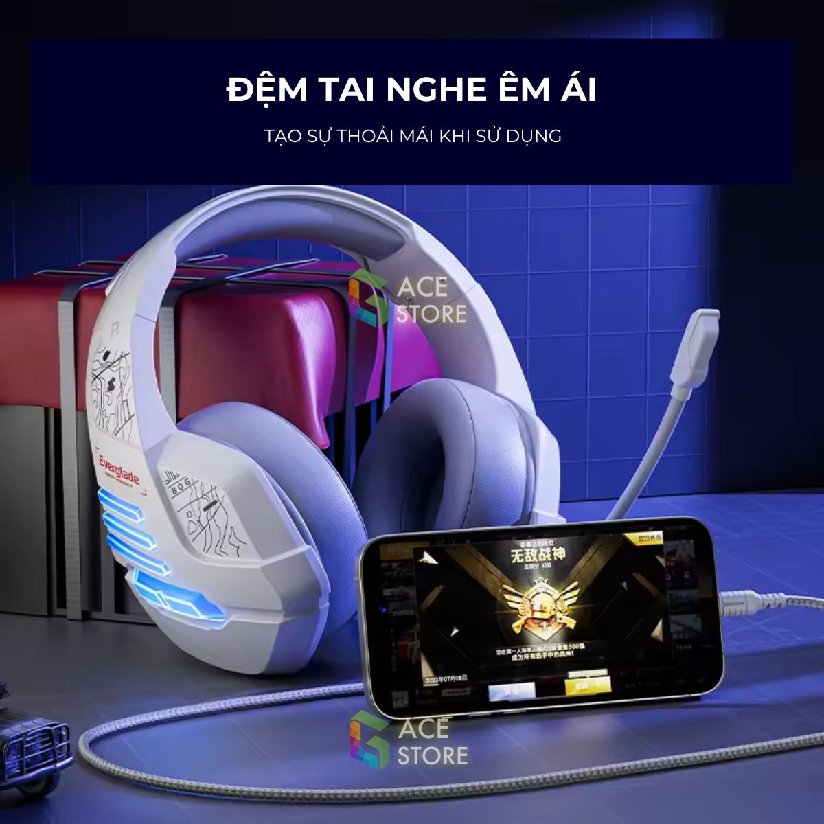 Plextone G700 MARK III | Tai nghe chụp tai, mic lọc tạp âm, loa TRACKER ESPORT GEN 3