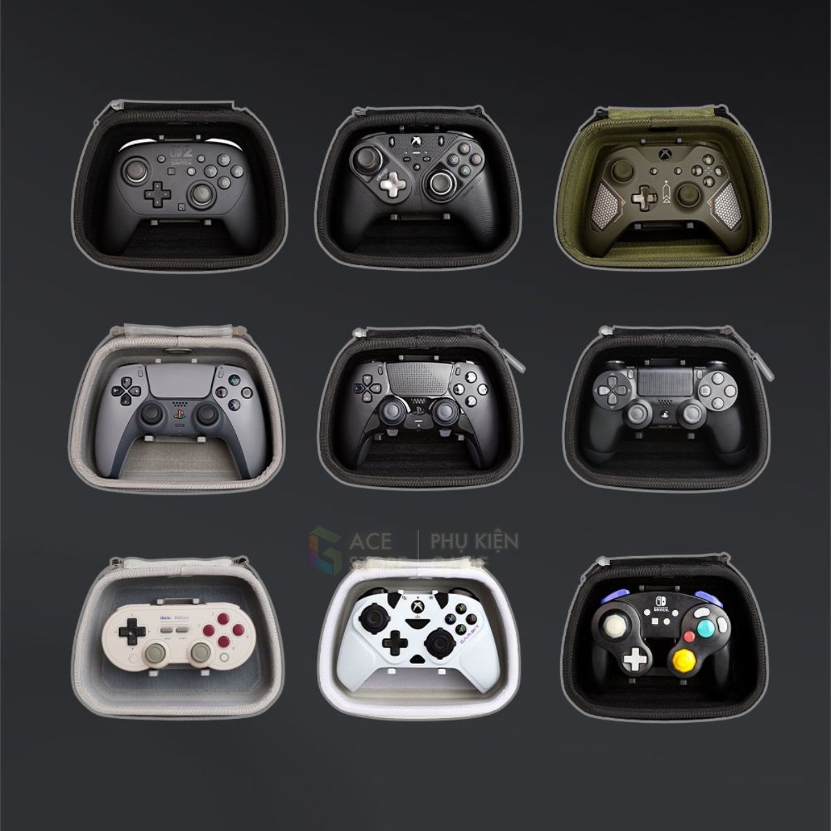 Hộp Bảo Vệ Tay Cầm Trong Suốt VAREYGEEK - Crystal Shell Controller Case | Chống Sốc, Chống Va Đập, Tương Thích Nhiều Controller