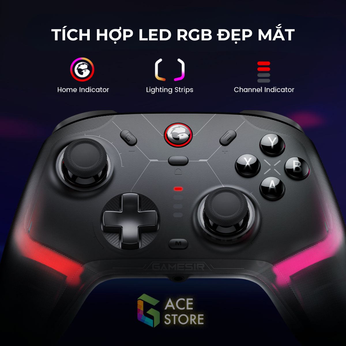 [Sẵn Hàng] Tay Cầm Chơi Game GameSir CYCLONE 2 | Tay cầm chơi game GameSir hỗ trợ đa nền tảng IOS, ANDROID, SWITCH, PC, Steam Deck