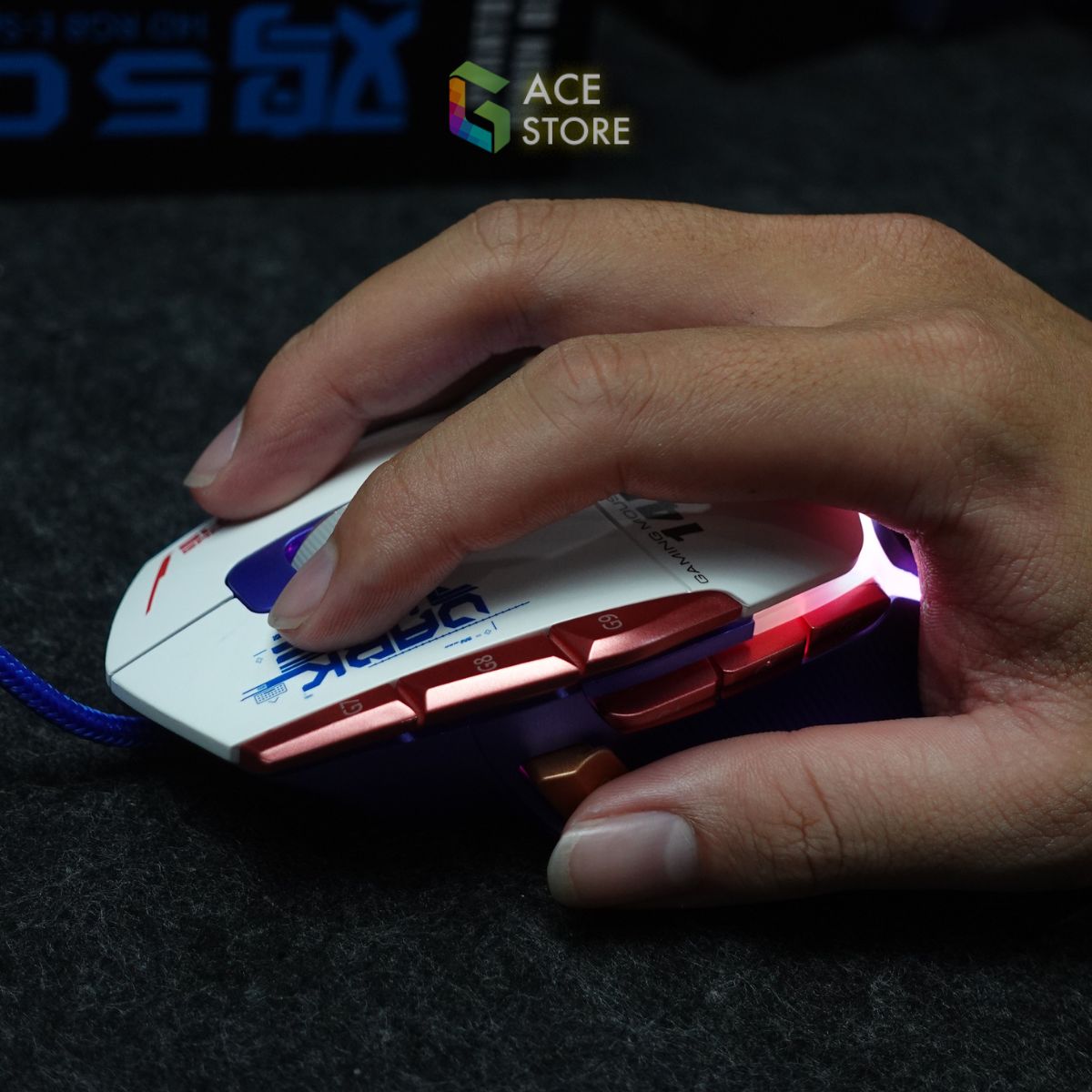 Chuột Gaming Demon Baron 14D - Hỗ Trợ Ghìm Tâm PUBG Mobile & PC | 1000Hz - 6400 DPI