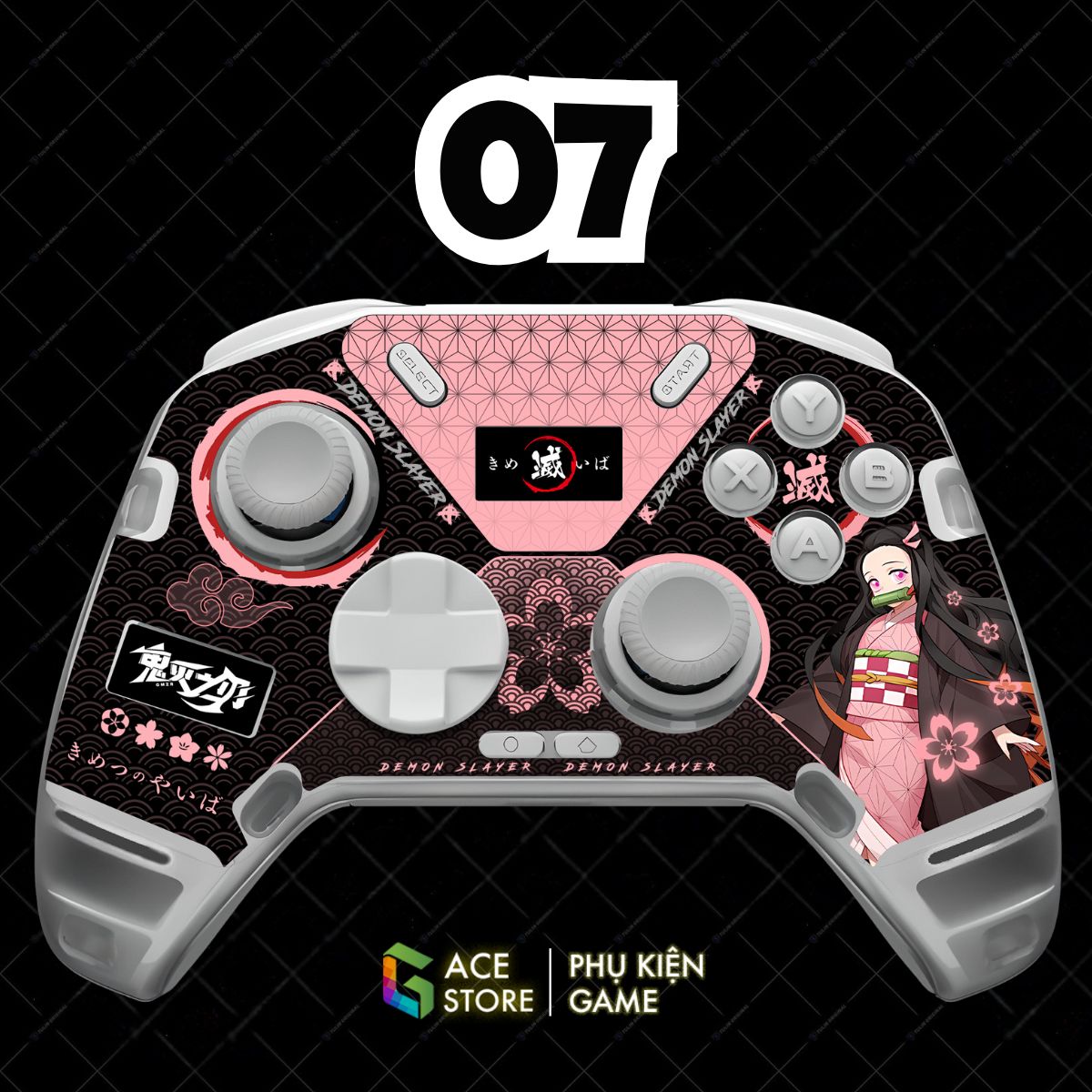 Miếng Dán Decal Cao Cấp Cho Flydigi Apex 4 – EVA-01, EVA-02, MiKu, Wuchang, Demon Slayer, Zenless Zone Zero