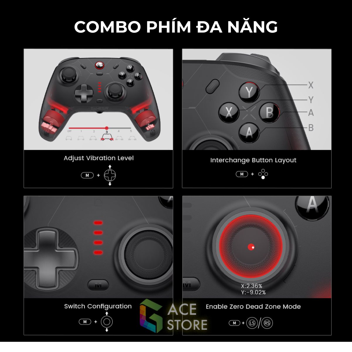 [Sẵn Hàng] Tay Cầm Chơi Game GameSir CYCLONE 2 | Tay cầm chơi game GameSir hỗ trợ đa nền tảng IOS, ANDROID, SWITCH, PC, Steam Deck