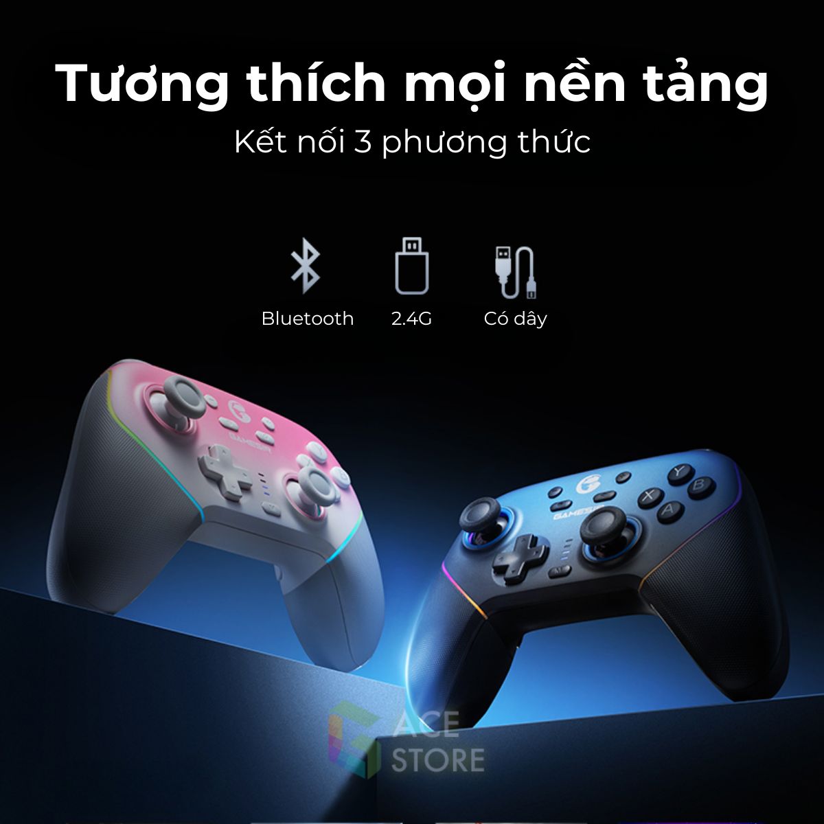 Tay cầm chơi game Gamesir NOVA Pro hỗ trợ đa nền tảng IOS, ANDROID, SWITCH, PC