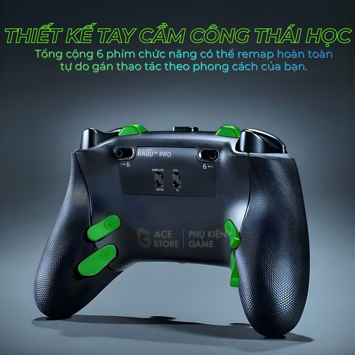 [Chính hãng] Tay Cầm Chơi Game Razer Raiju V3 Pro – Chuẩn Esports Cho PS5™ & PC
