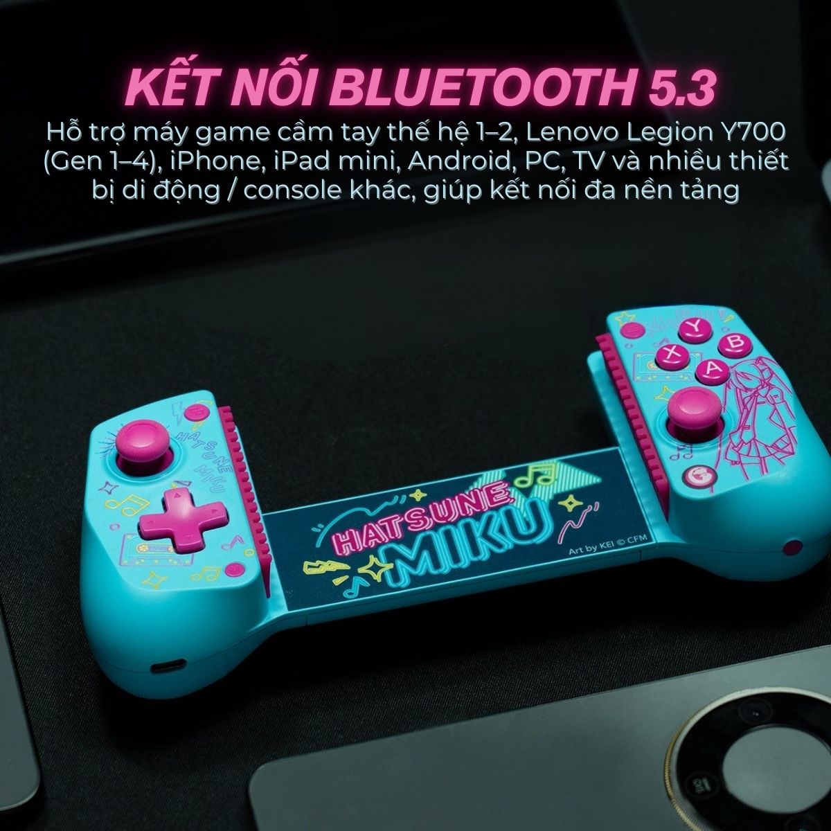 [Chính hãng] Tay Cầm GameSir X5s x HATSUNE MIKU – TAY CẦM CHƠI GAME CAO CẤP