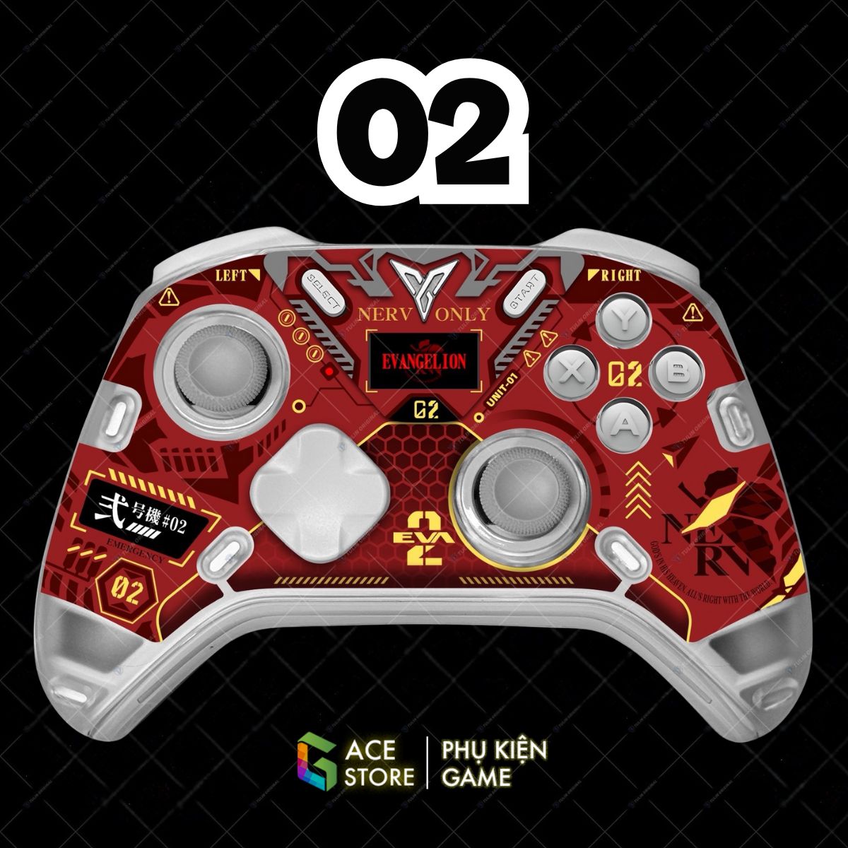 Miếng Dán Decal Cao Cấp Cho Flydigi Apex 5 Elite – EVA-01, EVA-02, MiKu, Wuchang, Demon Slayer, Zenless Zone Zero
