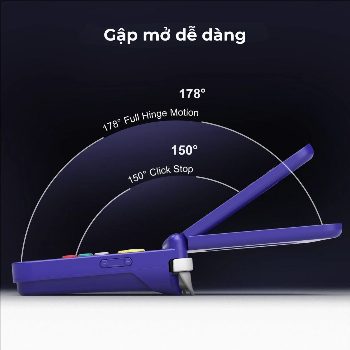 Retroid Pocket Flip 2 – Máy Chơi Game Cầm Tay Màn Gập, Chạy Android 13, Hỗ Trợ Game PS2/PC/Cloud