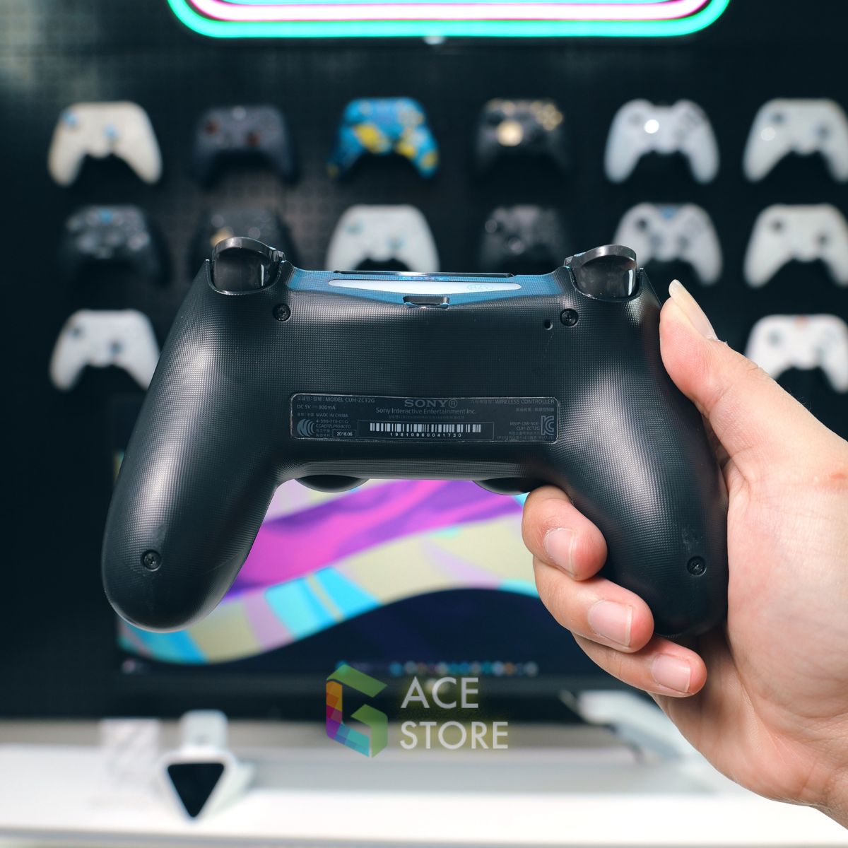 Tay Cầm Sony DualShock 4 PS4 Cũ 2nd + Kèm Cáp USB Chơi Game Tối Ưu Cho PC / FO4 / FIFA