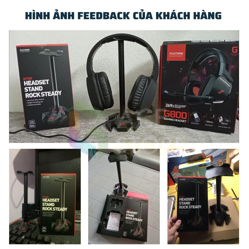Plextone GP200 | Giá Đỡ Tai Nghe Chất Liệu Kim Loại, Kiểu Dáng Sang Trọng