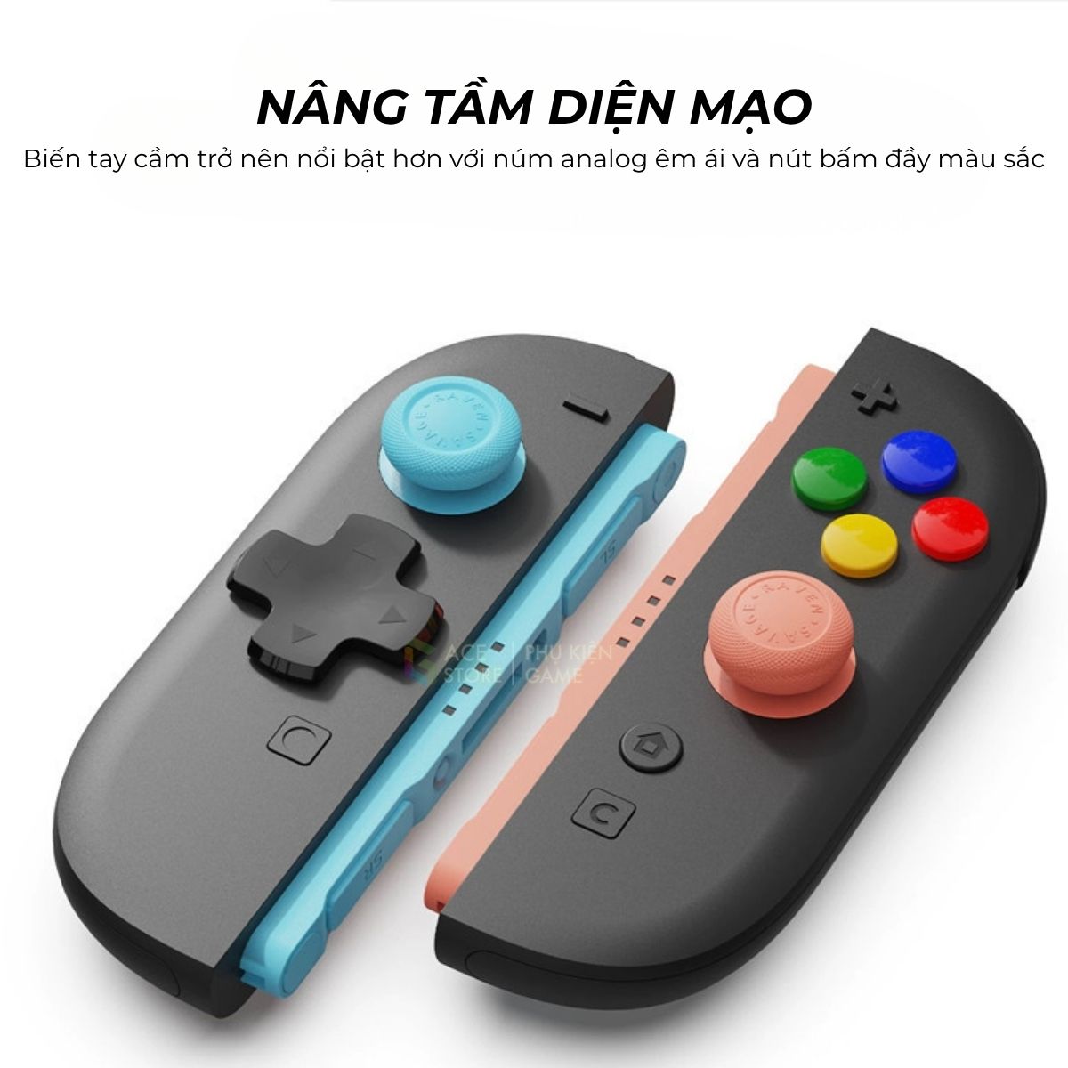 [Chính hãng] Bộ Bọc Núm Joystick Skull & Co. Savage Raven – Thế hệ 2 cho Switch 2