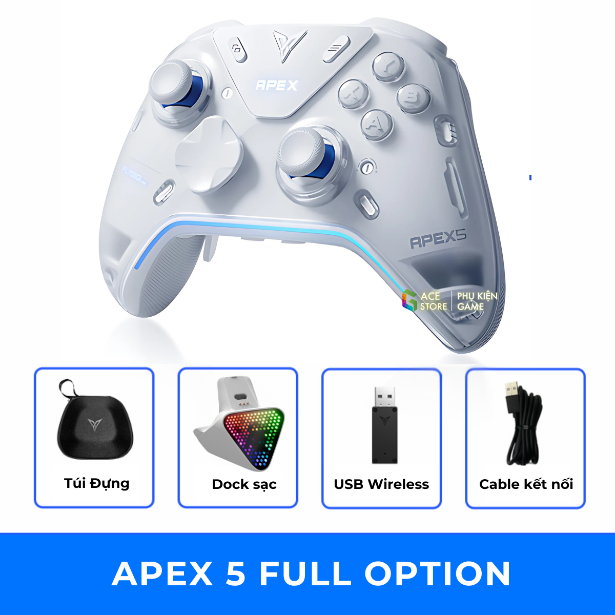 [Chính Hãng] [BH12T] Flydigi Apex 5 Elite - Tay Cầm Chơi Game Cho PC / Mobile / Nintendo Switch